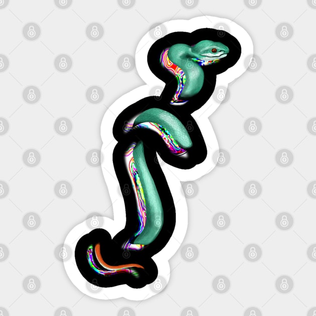 snek 14 Sticker by Art by Lex